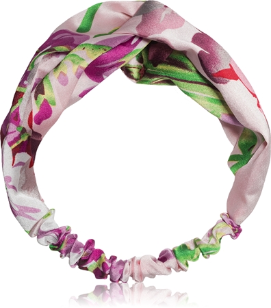 BrushArt Hair Floral satin headband obroč za lase