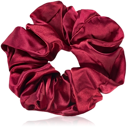 BrushArt Hair Large satin scrunchie set ластици за коса Red & Blue