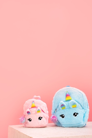 BrushArt KIDS Fluffy unicorn backpack Small dětský batoh