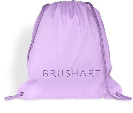 BrushArt Accessories Gym sack lilac sac à dos à cordon