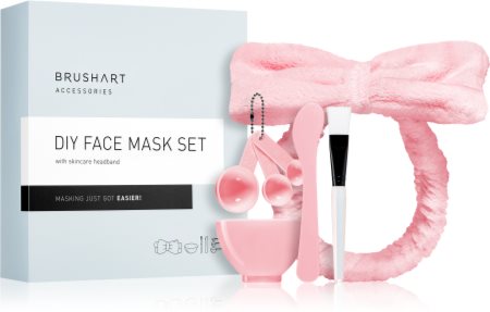 BrushArt Accessories DIY Face mask set with skincare headband coffret para cuidado da pele