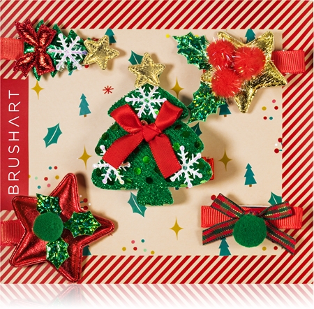BrushArt KIDS Holiday Collection Hair clips Haarspangen