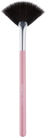 BrushArt Basic Pink oprašovací štětec – vějíř