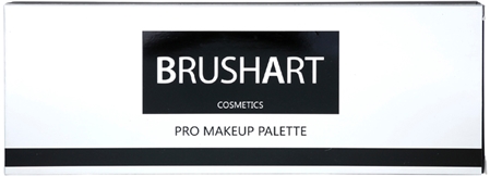 BrushArt Pro Makeup szemhéjfesték és arcpirosító paletta tükörrel