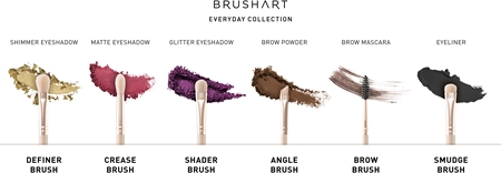 BrushArt Everyday Collection B11 Angle brush čopič za ličenje oči