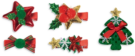 BrushArt KIDS Holiday Collection Hair clips Haarspangen
