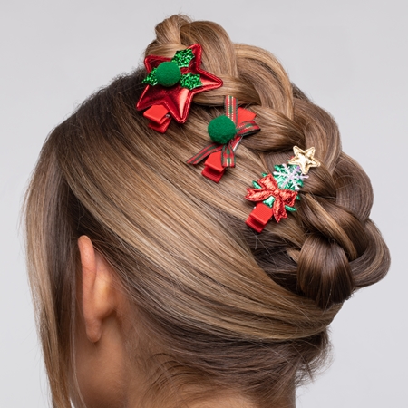BrushArt KIDS Holiday Collection Hair clips Haarspangen