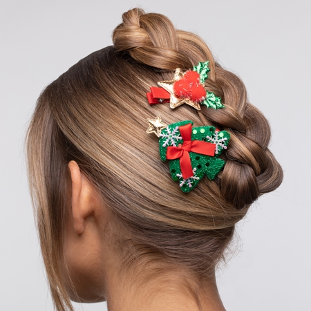 BrushArt KIDS Holiday Collection Hair clips Haarspangen