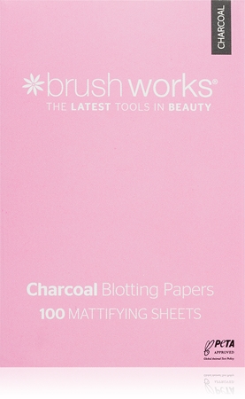 Brushworks Charcoal Blotting Papers matující papírky