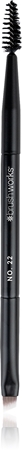Brushworks Double Ended Brow Brush And Spoolie kétoldalas szemöldökecset