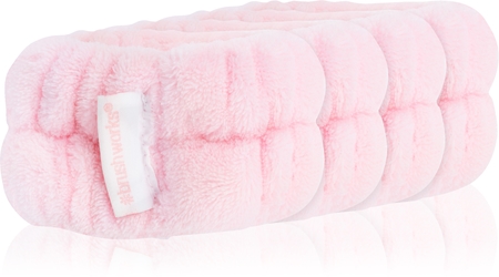 Brushworks Microfibre Wrist Wash Bands pulseiras contra salpicos da água durante a limpeza do rosto tem microfibras