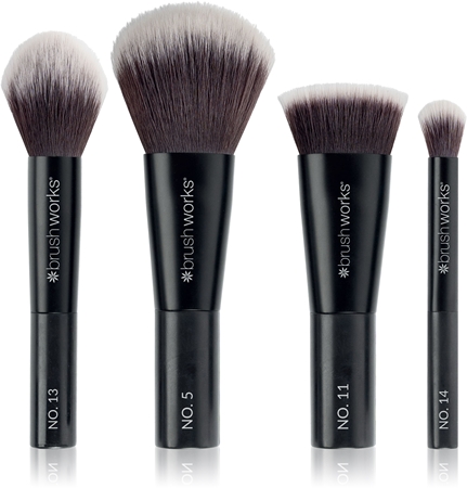 Brushworks On The Move Makeup Minis Pinselset