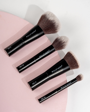 Brushworks On The Move Makeup Minis Pinselset