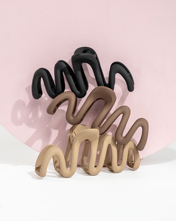Brushworks Wave Claw Clips skřipce na vlasy
