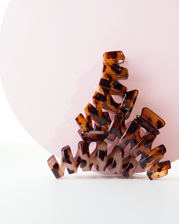 Brushworks Tortoiseshell Claw Clips skřipce na vlasy
