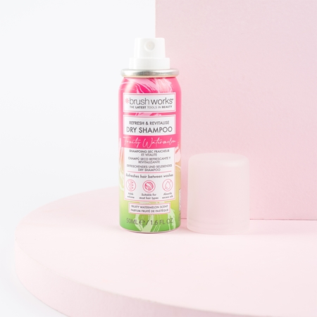 Brushworks Refresh & Revitalise Watermelon Dry Shampoo kuivashampoo