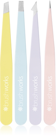 Brushworks Tweezer Set Mixed σετ με τσιμπιδάκια