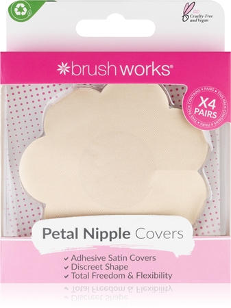 Brushworks Satin Nipple Covers nálepky na bradavky