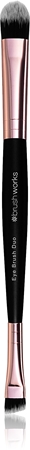 Brushworks Double Ended Eye Brush πινέλο για σκιές ματιών διπλής όψης