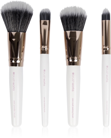 Brushworks Travel Brush Set Mazu otiņu komplekts