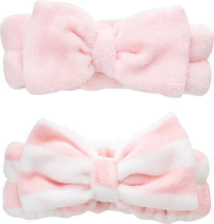 Brushworks Makeup Headbands fascia cosmetica con fiocco