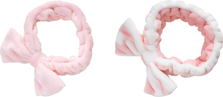 Brushworks Makeup Headbands fascia cosmetica con fiocco