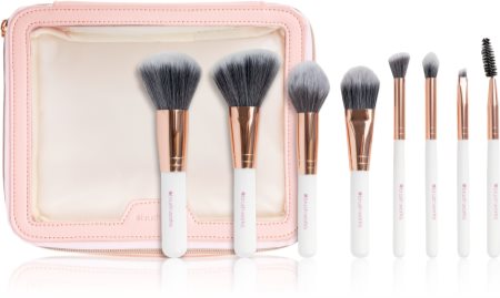 Brushworks Exclusive Makeup Brush and Bag Set kit di mini pennelli
