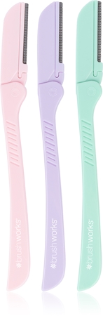 Brushworks Precision Eyebrow Razor Pastel ξυράφι (Για τα φρύδια)