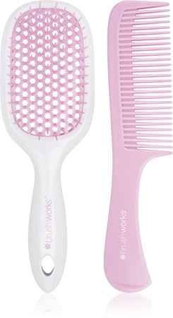 Brushworks Blowdry Brush and Comb zestaw do włosów