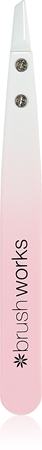 Brushworks HD Ceramic Tip Tweezers pince à épiler