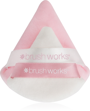 Triangular Powder Puff Brushworks Triangular Powder Puff Duo puff | notino.co.uk