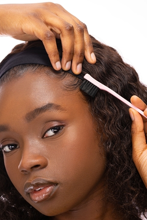 Brushworks Edge Brush & Comb stylingkam