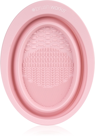 Brushworks Silicone Makeup Brush Cleaning Bowl Silikoonkinnas harja puhastamiseks