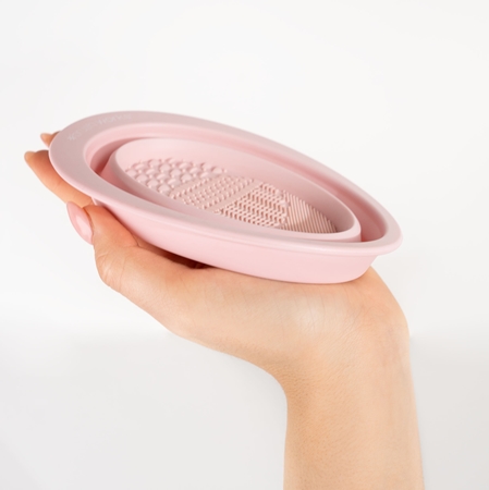Brushworks Silicone Makeup Brush Cleaning Bowl Silikoonkinnas harja puhastamiseks