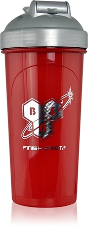 POFIBO Protein Shaker - 600+200ML Protein Shaker Inox con Scomparto per Polveri, Senza BPA con Scala, a Doppia Parete, Shaker per Proteine in Acciaio Inox per Frullati Proteici, Dietetici e Fitness