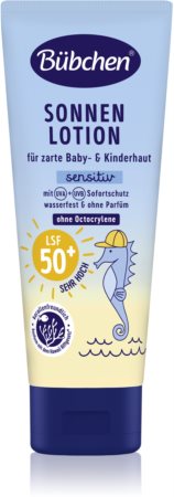 Bübchen Sensitive Sun Lotion SPF 50+ leche solar protectora para niños