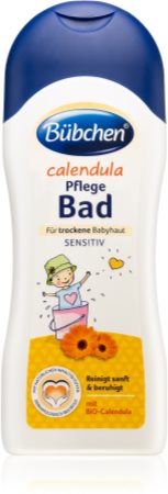 Bübchen Calendula Bubble Bath gyengéd fürdő a gyermek bőrre