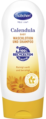 Bübchen Calendula Washing Gel & Shampoo otroški gel za umivanje in šampon 2 v 1