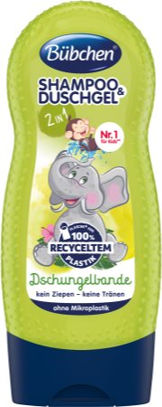 Bübchen Kids Jungle Fever shampoo ja suihkugeeli 2in1