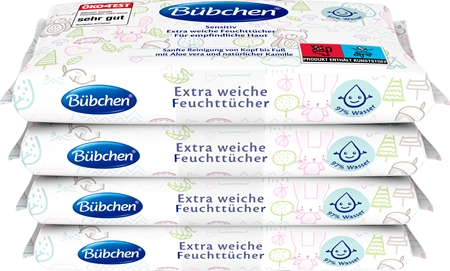 Bübchen Sensitive Wet Wipes Vådservietter til børn