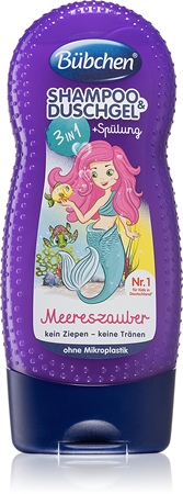 Bübchen Kids Shampoo & Shower Gel & Conditioner 3 in1 Shampoo, Conditioner & Body Wash