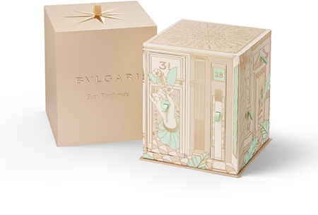 BVLGARI Eau Parfumée Calendar Jaunā gada sagaidīšanas kalendārs ar laika atskaiti abiem dzimumiem