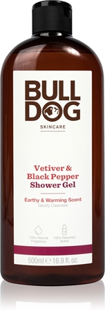 Bulldog Vetiver & Black Pepper Duschgel für Herren
