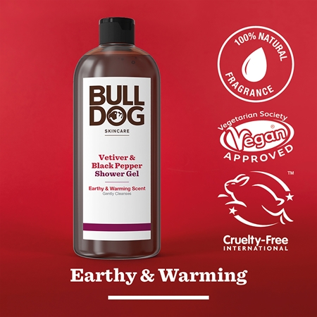 Bulldog Vetiver & Black Pepper Duschgel für Herren