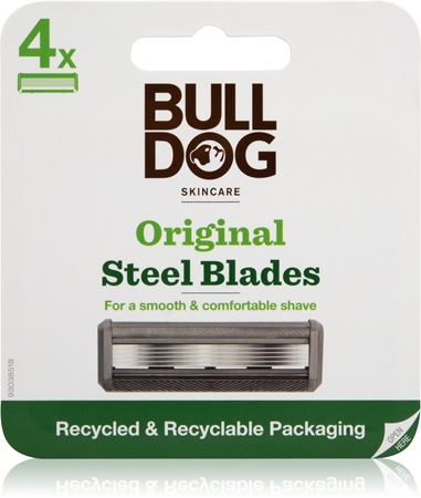 Bulldog Original Steel Blades nadomestne britvice 4 kos