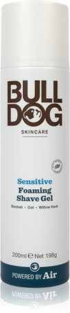 Bulldog Sensitive Foaming Shave Gel τζελ ξυρίσματος για ευαίσθητη επιδερμίδα