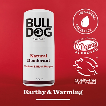 Bulldog Natural Vetiver and Black Pepper Deodorant