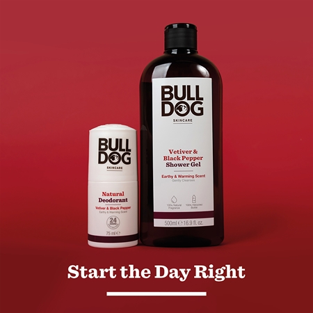 Bulldog Natural Vetiver and Black Pepper Deodorant