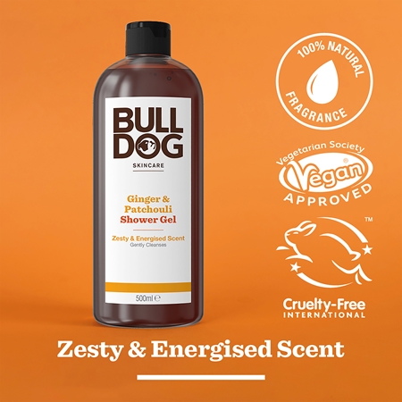 Bulldog Ginger & Patchouli Body Wash for Men