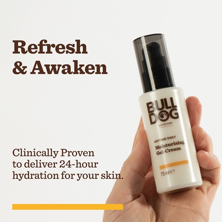 Bulldog Anytime Daily Moisturising Gel-Cream Mitrinošs dienas krēms ar želejveida tekstūru